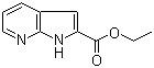 1H-吡咯并[2,3-b]吡啶-2-羧酸乙酯分子结构 (CAS 221675-35-0)
