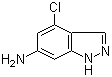 4-氯-1H-吲唑-6-胺分子结构 (CAS 221681-84-1)