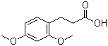 structure of CAS# 22174-29-4, 3-(2,4-二甲氧基苯基)丙酸