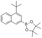 2-(4-(叔-丁基)萘-2-基)-4,4,5,5-四甲基-1,3,2-二氧硼杂环戊烷分子结构 (CAS 2217657-10-6)