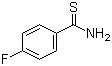 structure of CAS# 22179-72-2, 4-氟硫代苯甲酰胺