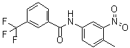 structure of CAS# 221876-21-7, N-(4-甲基-3-硝基苯基)-3-三氟甲基苯甲酰胺