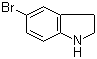 5-溴吲哚啉分子结构 (CAS 22190-33-6)