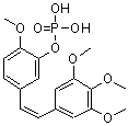 康普立停 A4磷酸酯分子结构 (CAS 222030-63-9)