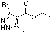CAS # 2221016-10-8, 3-Bromo-5-methyl-1H-pyrazole-4-carboxylic acid ethyl ester