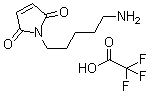 structure of CAS# 222159-87-7, 1-(5-氨基戊基)-1H-吡咯-2,5-二酮 2,2,2-三氟乙酸盐