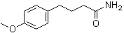 4-甲氧基苯丁酰胺分子结构 (CAS 2222-15-3)