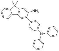 9,9-二甲基-3-[4-(N-苯基苯胺基)苯基]芴-2-胺分子结构 (CAS 2222058-99-1)