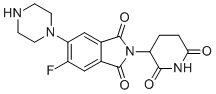 沙利度胺-哌嗪5-氟化物分子结构 (CAS 2222114-22-7)