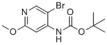 CAS # 2222857-00-1, N-(5-Bromo-2-methoxy-4-pyridinyl)-carbamic acid 1,1-dimethylethyl ester