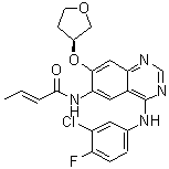 (2E)-N-[4-[(3-氯-4-氟苯基)氨基]-7-[[(3S)-四氢-3-呋喃基]氧基]-6-喹唑啉基]-2-丁烯酰胺分子结构 (CAS 2223677-64-1)