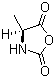 (S)-4-甲基恶唑烷-2,5-二酮分子结构 (CAS 2224-52-4)