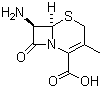 CAS # 22252-43-3, 7-Amino-3-methyl-3-cephem-4-carboxylic acid, 7-Aminodeacetoxycephalosporanic ccid, (6R-trans)-7-amino-3-methyl-8-oxo-5-thia-1-azabicyclo[4.2.0]oct-2-ene-2-carboxylic acid, 7-ADCA