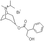 structure of CAS# 22254-24-6, Ipratropium bromide