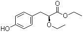 structure of CAS# 222555-06-8, (S)-2-乙氧基-3-(4-羟基苯基)丙酸乙酯