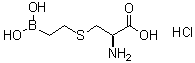 S-(2-硼酸基乙基)-L-半胱氨酸盐酸盐分子结构 (CAS 222638-67-7)