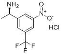 (R)-1-(3-硝基-5-(三氟甲基)苯基)乙-1-胺盐酸盐分子结构 (CAS 2230840-47-6)