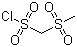 甲磺酰基甲磺酰氯分子结构 (CAS 22317-89-1)