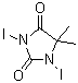 structure of CAS# 2232-12-4, 1,3-二碘-5,5-二甲基咪唑烷-2,4-二酮