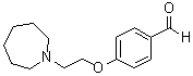 4-[2-(六氢-1H-氮杂卓-1-基)乙氧基]苯甲醛分子结构 (CAS 223251-09-0)