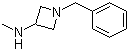 N-甲基-1-(苯甲基)-3-氮杂环丁胺分子结构 (CAS 223381-60-0)