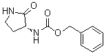 structure of CAS# 223407-18-9, [(3R)-2-氧代-3-吡咯烷基]氨基甲酸苄酯