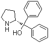 structure of CAS# 22348-32-9, (R)-(+)-2-(Diphenylhydroxymethyl)pyrrolidine