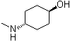 structure of CAS# 22348-44-3, trans-4-(Methylamino)cyclohexan-1-ol