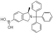 CAS 登录号：223595-19-5, [(1R)-2,3-二氢-1-甲基-2-(三苯基甲基)-1H-异吲哚-5-基]硼酸