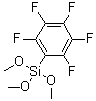 structure of CAS# 223668-64-2, 五氟苯基三甲氧基硅烷