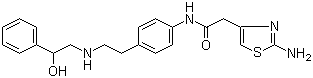 米拉贝隆分子结构 (CAS 223673-61-8)