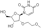 2'-O-(2-甲氧基乙基)尿苷分子结构 (CAS 223777-15-9)