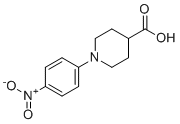 structure of CAS# 223786-53-6, 1-(4-Nitrophenyl)piperidine-4-carboxylic acid