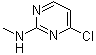 structure of CAS# 22404-46-2, 4-氯-N-甲基-2-嘧啶胺