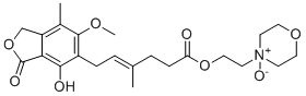 麦考酚酸莫酯N-氧化物分子结构 (CAS 224052-51-1)