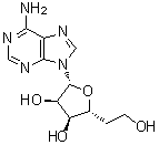 CAS 登录号：22415-88-9, 9-(5-脱氧-beta-D-核-呋喃己糖基)-9H-嘌呤-6-胺
