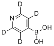 (四氘代吡啶)-4-硼酸分子结构 (CAS 2241875-63-6)