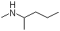 structure of CAS# 22431-10-3, N-甲基-2-戊胺