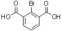 structure of CAS# 22433-91-6, 2-溴-1,3-苯二甲酸