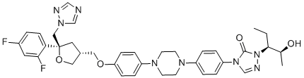 泊沙康唑杂质45(S,R,S,S)分子结构 (CAS 2243785-96-6)