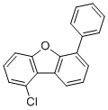1-氯-6-苯基二苯并呋喃分子结构 (CAS 2244249-07-6)