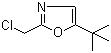 structure of CAS# 224441-73-0, 5-tert-Butyl-2-(chloromethyl)oxazole