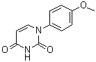 CAS 登录号：22455-93-2, 1-(4-甲氧基苯基)-2,4(1H,3H)-嘧啶二酮