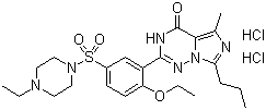 Vardenafil dihydrochloride molecular structure (CAS 224789-15-5)