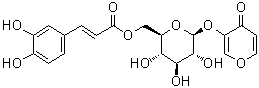 CAS # 224824-74-2, Erigeside I, 3-[[6-O-[(2E)-3-(3,4-Dihydroxyphenyl)-1-oxo-2-propenyl]-beta-D-glucopyranosyl]oxy]-4H-pyran-4-one