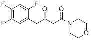 1-吗啉基-4-(2,4,5-三氟苯基)-1,3-丁二酮分子结构 (CAS 2248445-00-1)