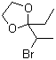 2-(1-溴乙基)-2-乙基-1,3-二氧戊环分子结构 (CAS 22515-81-7)