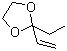 structure of CAS# 22515-82-8, 2-乙基-2-乙烯基-1,3-二氧戊环