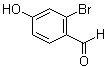 2-溴-4-羟基苯甲醛分子结构 (CAS 22532-60-1)