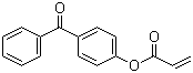 structure of CAS# 22535-49-5, 4-Acryloyloxybenzophenone